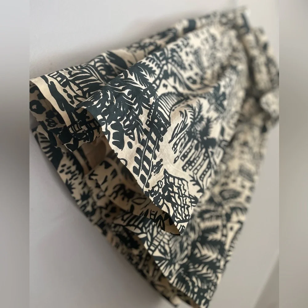 ❤️SOLD Corey Lynn Carter Anthropologie Tropical Vacation Painterly Cotton Skirt - Picture 12 of 15